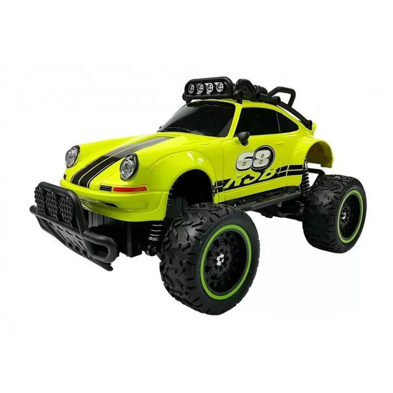 LEAN TOYS nuotoliniu valdymu automobilis visureigis R/C Beetle žalias 2.4G