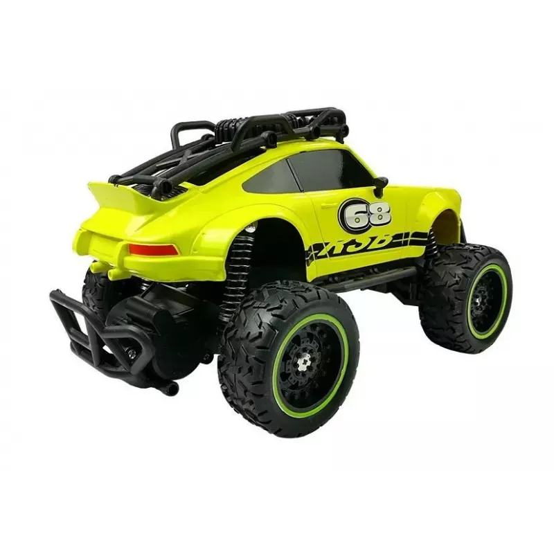 LEAN TOYS nuotoliniu valdymu automobilis visureigis R/C Beetle žalias 2.4G