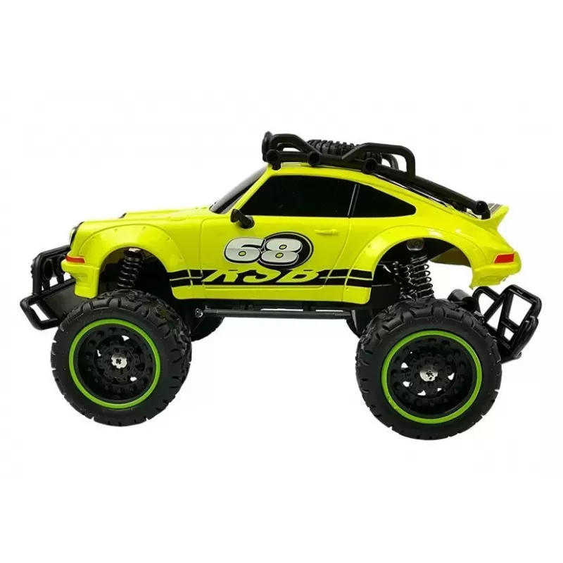 LEAN TOYS nuotoliniu valdymu automobilis visureigis R/C Beetle žalias 2.4G