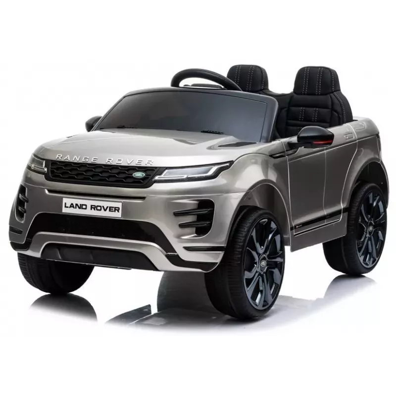 LEAN CARS Range Rover Evoque Electric Ride-On Car Silver Painted