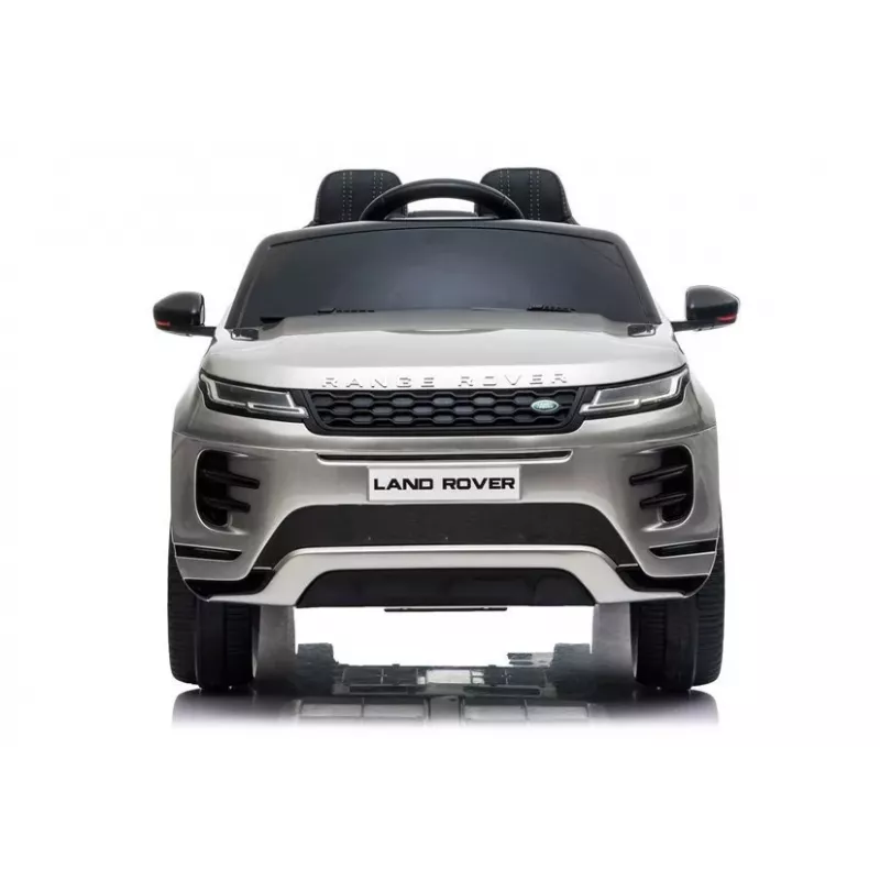 LEAN CARS Range Rover Evoque Electric Ride-On Car Silver Painted