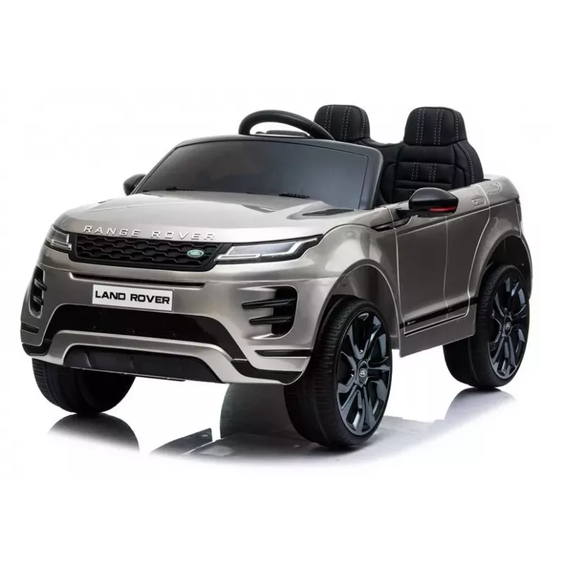 LEAN CARS Range Rover Evoque Electric Ride-On Car Silver Painted