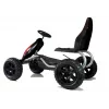 LEAN CARS Gokart B012 Inflatable Tires Black Pedal Go-Kart for Kids 3-8 Years