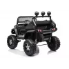 LEAN CARS Electric Ride On Mercedes Unimog S Black