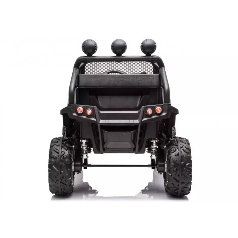 LEAN CARS Electric Ride On Mercedes Unimog S Black