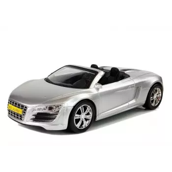 LEAN TOYS Žaislinis automobilis Kabrioletas Sidabrinis 1:18