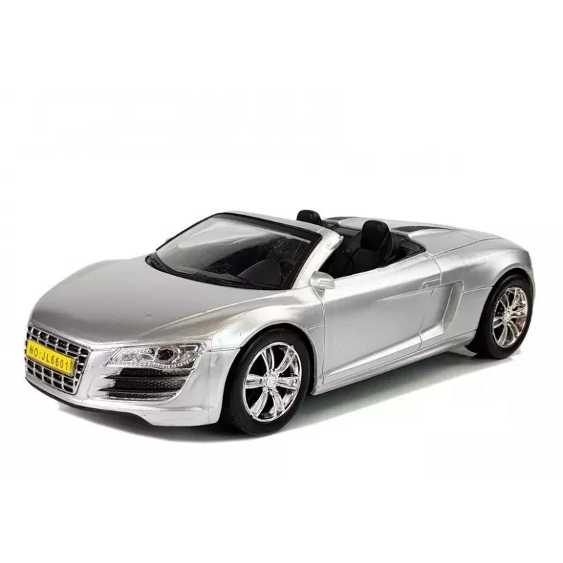 LEAN TOYS Žaislinis automobilis Kabrioletas Sidabrinis 1:18