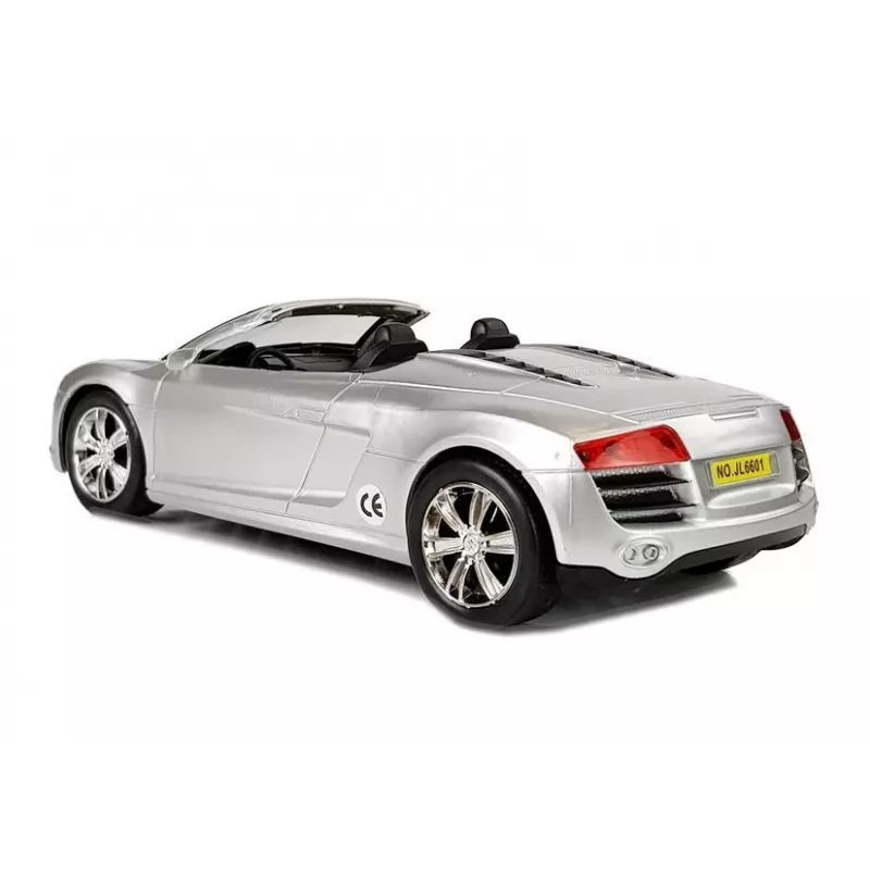 LEAN TOYS Žaislinis automobilis Kabrioletas Sidabrinis 1:18