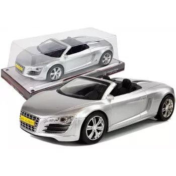 LEAN TOYS Žaislinis automobilis Kabrioletas Sidabrinis 1:18