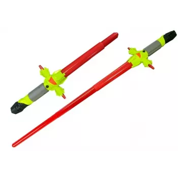 LEAN TOYS Kosminiai ginklai Lazerinis pistoletas Šviesos kardas Kaukė Žalia