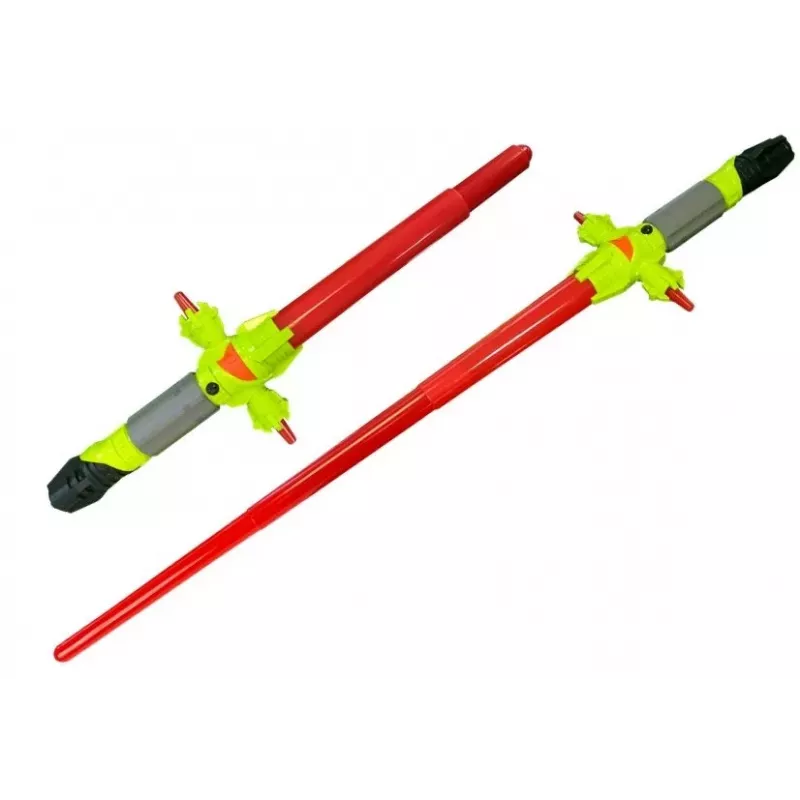 LEAN TOYS Kosminiai ginklai Lazerinis pistoletas Šviesos kardas Kaukė Žalia
