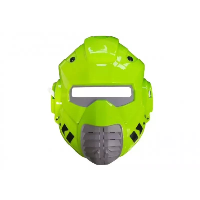 LEAN TOYS Kosminiai ginklai Lazerinis pistoletas Šviesos kardas Kaukė Žalia