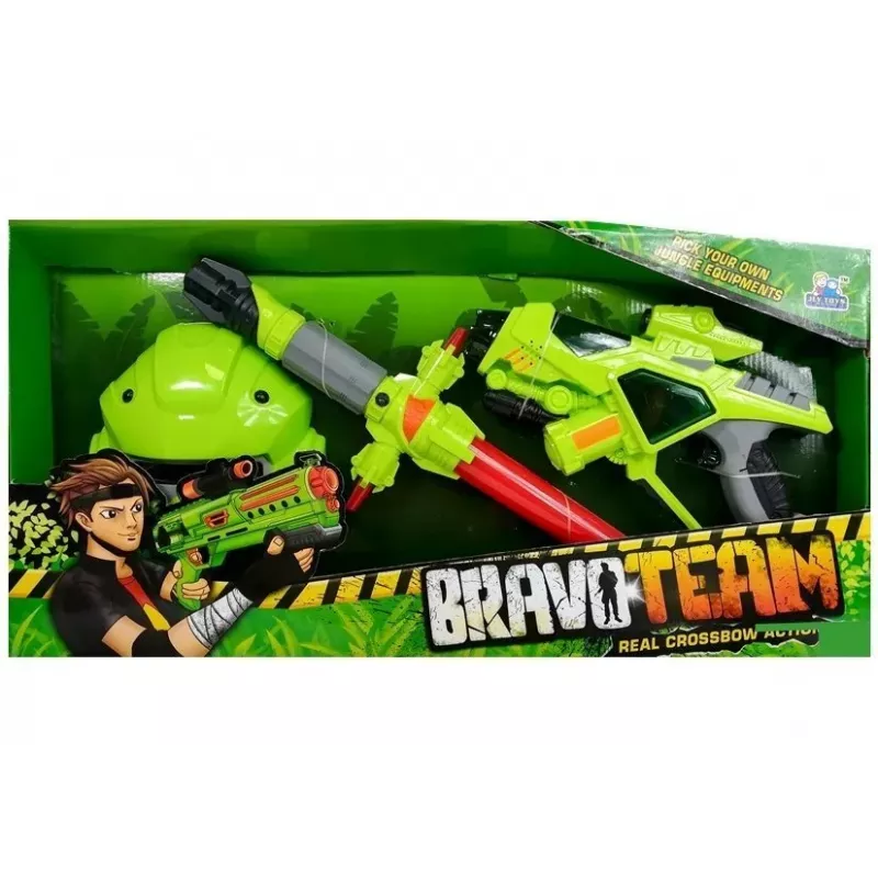 LEAN TOYS Kosminiai ginklai Lazerinis pistoletas Šviesos kardas Kaukė Žalia