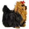 LEAN TOYS Interactive York Dog Moves Barks Brown-Black