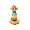 LEAN TOYS Educational Monkey Pyramid with Sounds, Learning Numbers