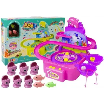 LEAN TOYS Set for Fishing Pink