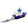 LEAN TOYS Policinis transportinis laivas su automobiliais, garsais ir šviesomis