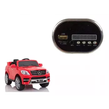 LEAN CARS Muzikos skydelis, skirtas „Mercedes-Benz ML350“ elektriniam važiuojančiam automobiliui
