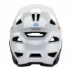 LEATT MTB Enduro 2.0 V23 Dviračio Šalmas su Nuimamu Smakro Apsaugu, Dydis L (59-63 cm), Baltas