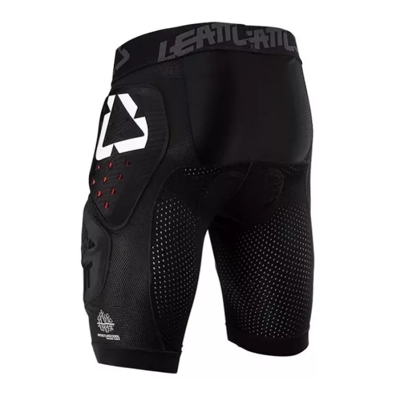 LEATT Impact Shorts 3DF 4.0 apsauginiai šortai, dydis M, juodi