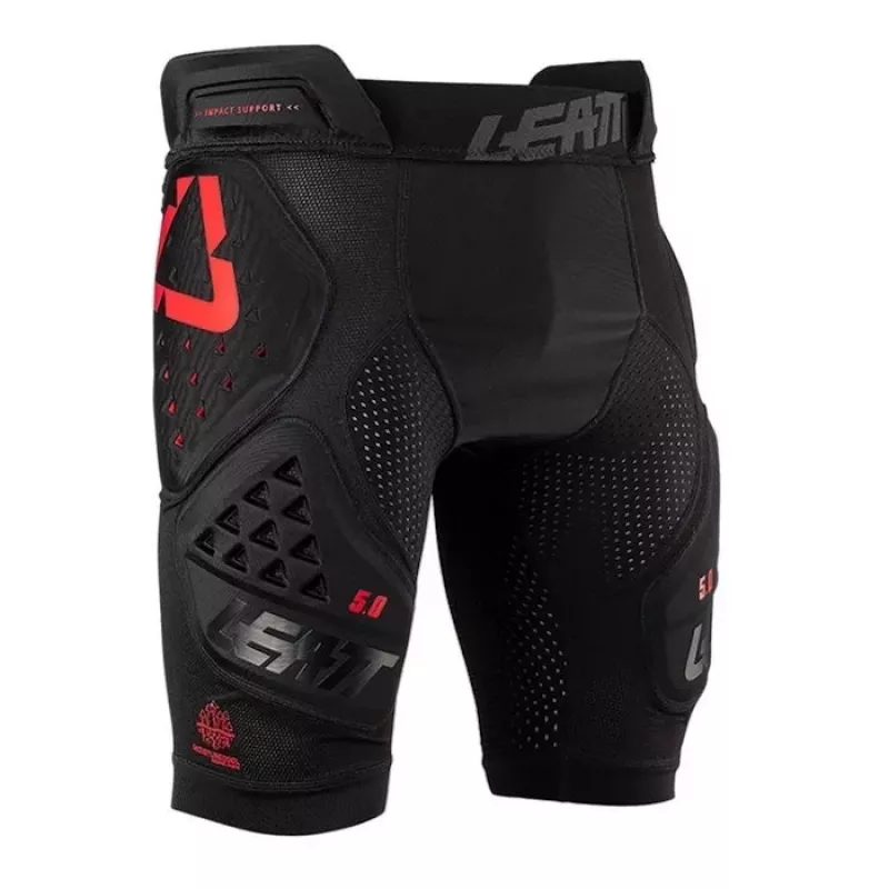 LEATT Impact Shorts 3DF 5.0 apsauginiai šortai, dydis L, juoda