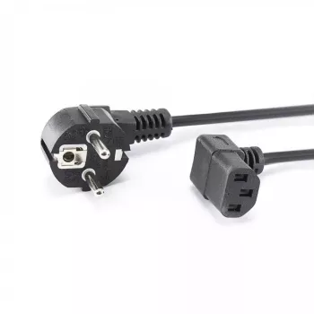 SBOX PC maitinimo laidas Schuko į IEC C13 2m juodas