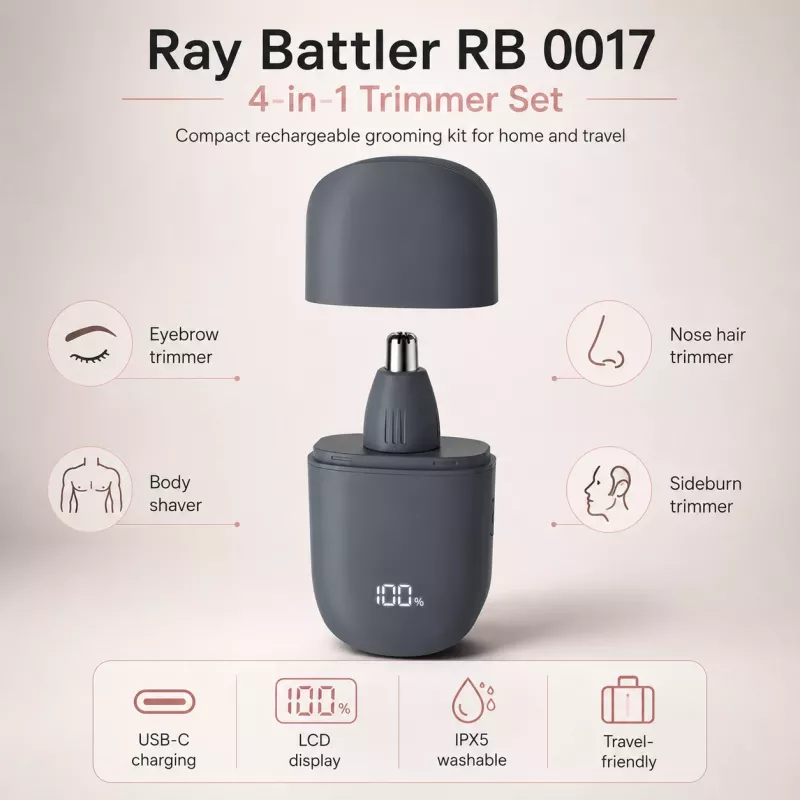 Ray Battler RB 0017 Trimmer Set 4 In 1