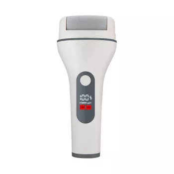 Ray Battler RB 0018 Callus Remover - Elektrinė įkraunama pėdų dildė su 3 ritinėlių galvutėmis, IPX7 vandeniui atspari, šlapiam ir sausam naudojimui