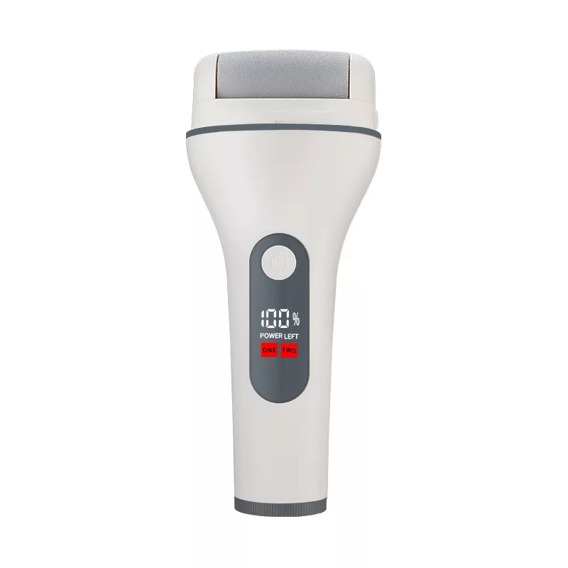 Ray Battler RB 0018 Callus Remover - Elektrinė įkraunama pėdų dildė su 3 ritinėlių galvutėmis, IPX7 vandeniui atspari, šlapiam ir sausam naudojimui
