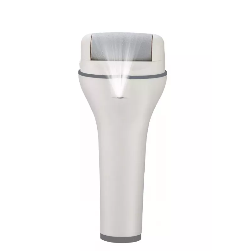Ray Battler RB 0018 Callus Remover - Elektrinė įkraunama pėdų dildė su 3 ritinėlių galvutėmis, IPX7 vandeniui atspari, šlapiam ir sausam naudojimui