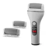 Ray Battler RB 0018 Callus Remover - Elektrinė įkraunama pėdų dildė su 3 ritinėlių galvutėmis, IPX7 vandeniui atspari, šlapiam ir sausam naudojimui