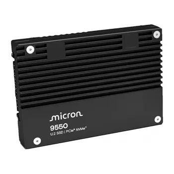 Micron 9550 MAX 6.4 TB Internal SSD - PCI Express 5.0 x4 NVMe - Mixed Use - 256-Bit AES - TCG Opal Encryption 2.0 - TAA Compliant