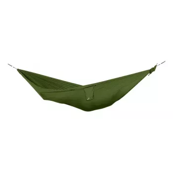 Ticket To The Moon TRAVEL HAMMOCK - Kompaktiškas kabantis hamakas 2 asmenims, nailonas, žalias
