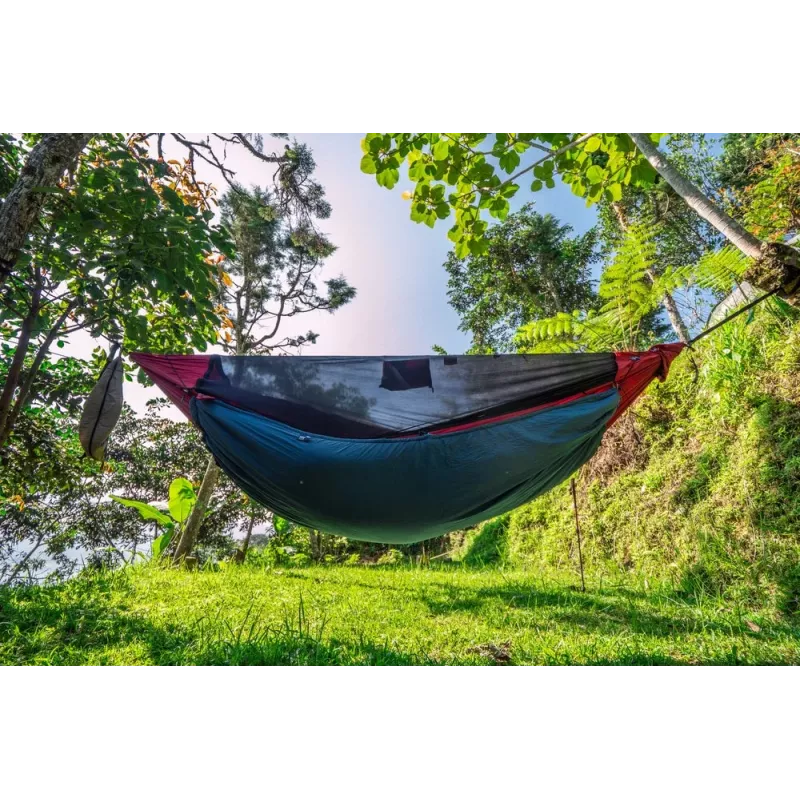 Ticket To The Moon PRO HAMMOCK Kabantis hamakas 1 asmeniui Nailonas Tamsiai žalia
