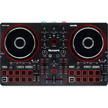 Numark Party Mix MKIII DJ valdiklis su įmontuotais garsiakalbiais ir šviesų šou