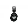 Numark HF175 DJ ausinės – uždedamos uždaros ausinės monitoringui su 40 mm neodimio garsiakalbiais, spiraliniu kabeliu, 3,5 mm lizdu ir 6,35 mm adapteriu
