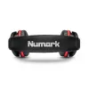 Numark HF175 DJ ausinės – uždedamos uždaros ausinės monitoringui su 40 mm neodimio garsiakalbiais, spiraliniu kabeliu, 3,5 mm lizdu ir 6,35 mm adapteriu