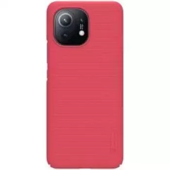 Nillkin Super Frosted Shield Back Cover, skirta Xiaomi Mi 11 – Ryškiai raudona