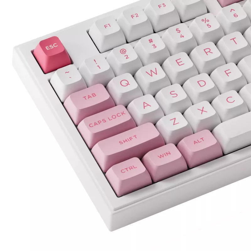 AKKO 5098B Prunus Lannesiana mechaninė klaviatūra, 98 klavišų, trijų režimų, karšto keitimo, RGB, PBT ASA klavišų dangteliai