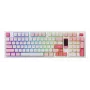 AKKO 5098B Prunus Lannesiana mechaninė klaviatūra, 98 klavišų, trijų režimų, karšto keitimo, RGB, PBT ASA klavišų dangteliai
