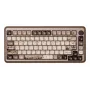 AKKO MU02 Mountain Seclusion 65% mechaninė klaviatūra - kelių režimų (Bluetooth/2.4GHz/laidinis) su Akko CS Jelly White jungikliais, RGB, PBT ASA klavišų dangteliais, 68 klavišai