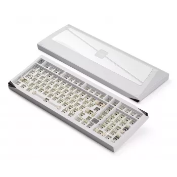AKKO DIY Barebone Keyboard 65% Tri-Mode RGB Hot-Swappable White