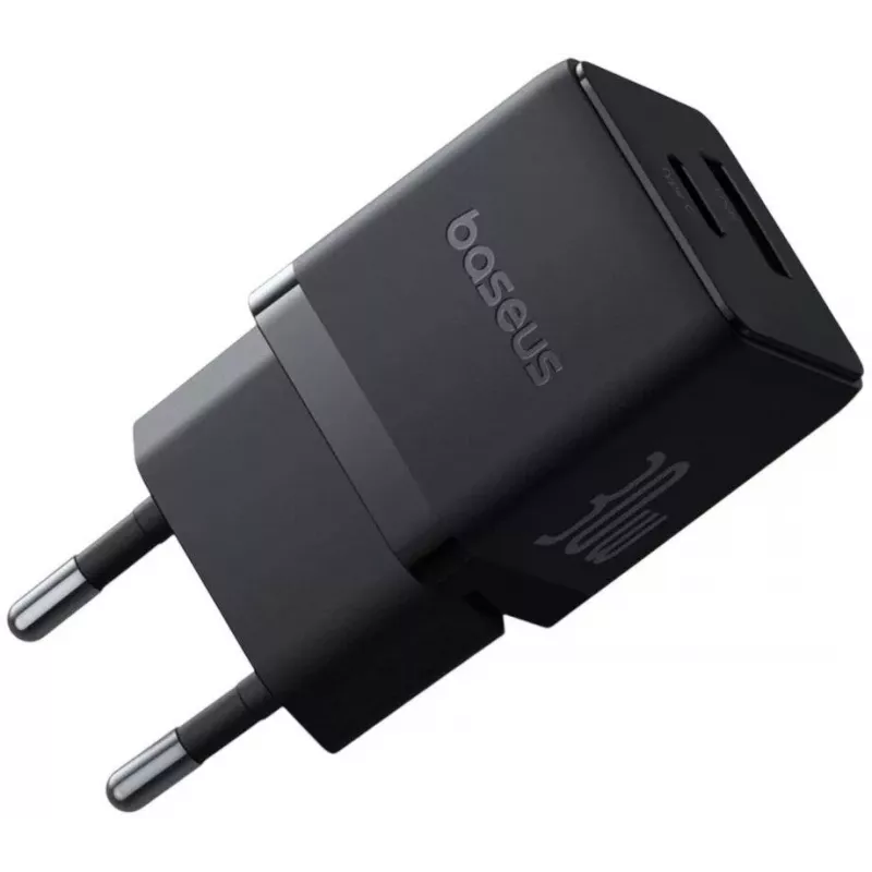 Baseus Palm 30W USB-C USB-A Charger Black