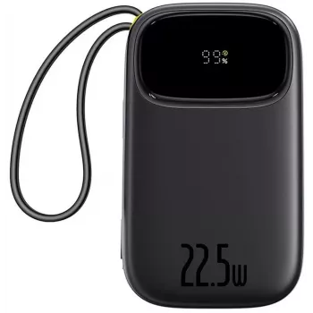 Baseus EnerFill FC31 20000 mAh 22.5W USB-C + Lightning Power Bank Black