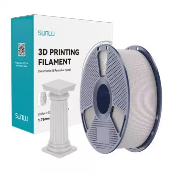 SUNLU PLA High-Speed Marble Filament (Light Gray) 1.75mm 1kg