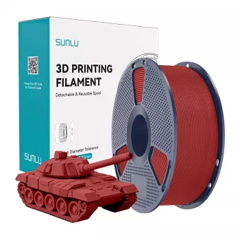 SUNLU PLA+ High-Speed Red Filament 1.75mm 1kg