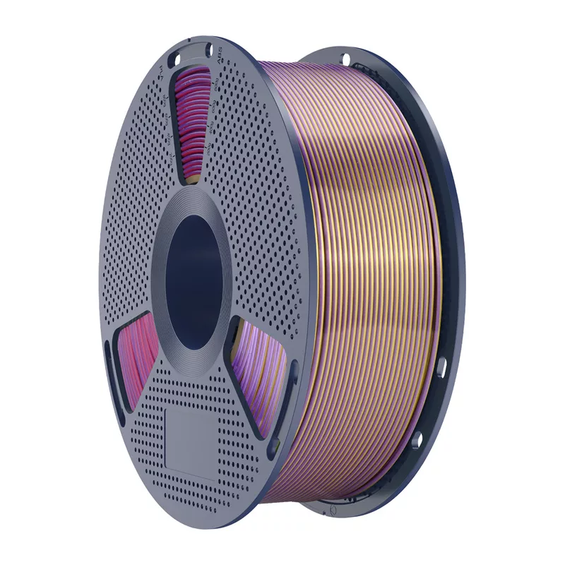 SUNLU PLA+ Silk Forth-Color Filament 1.75mm Blue-Purple-Red-Gold 1kg