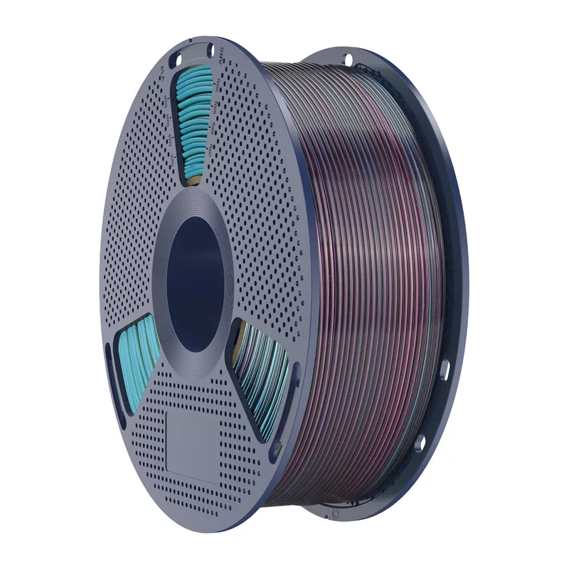 SUNLU PLA+ Silk Forth-Color Filament (Red-Yellow-Green-Black) 1.75mm 1kg