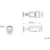 Hikvision DS-2CD2T83G2-2LI(2.8mm) 8MP AcuSense Bullet IP Camera su dviguba šviesa