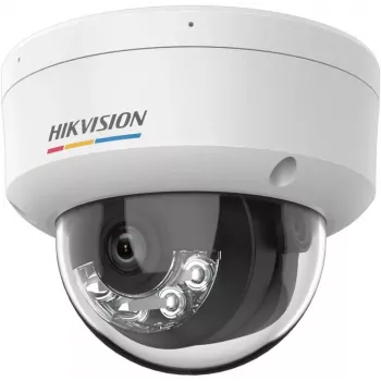 Hikvision DS-2CD1147G3-LIU(2.8mm) 4MP IP Camera with Built-in Microphone, 2.8mm Fixed Lens, IR & White Light, IP67, IK10